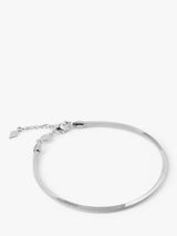 John Lewis LARNAUTI Sterling Silver Box Chain Bracelet 18-20cm- Buy online at McGrocer