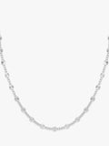 Larnauti diamond cut beaded chain necklace 46cm (British brand)