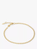 Larnauti gold beaded chain bracelet, UK version