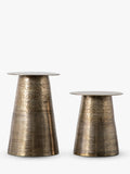 Gallery Direct side tables set of 2 gold, UK version