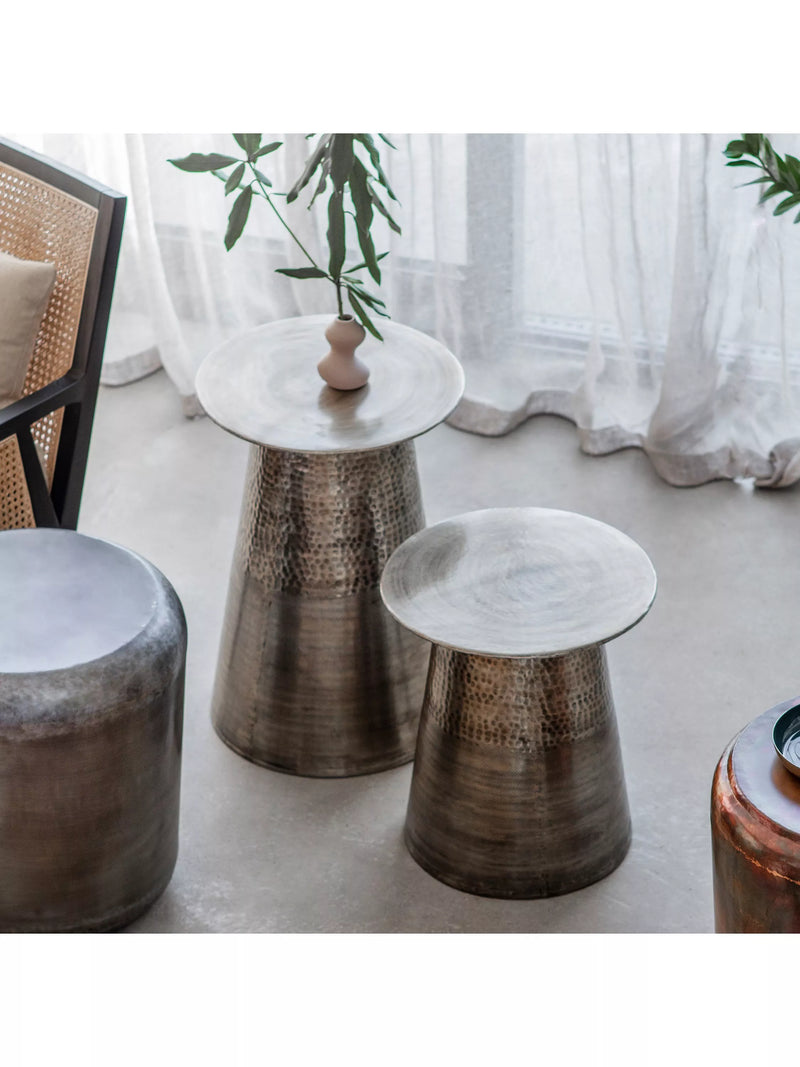 Gallery Direct side tables set of 2 gold, UK version