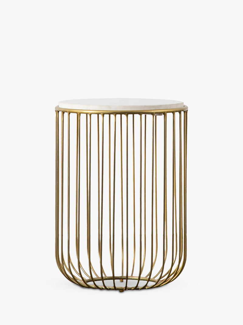 Gallery Direct Sutton marble side table small (British brand)