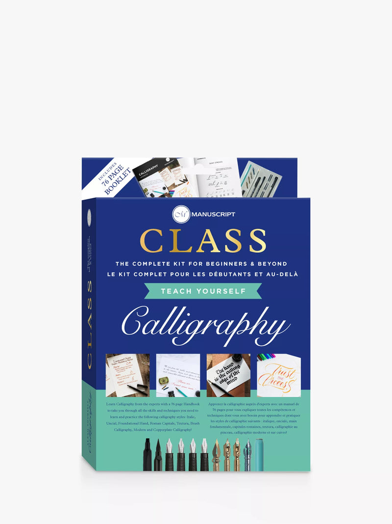 Manuscript hanging box calligraphy set with handbook and tools, imported from the UK