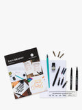 Manuscript hanging box calligraphy set with handbook and tools, imported from the UK