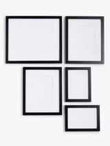 John Lewis John Lewis Multi-aperture Wood Photo Frame Set with Mounts Black 5 Photo- Buy online at McGrocer