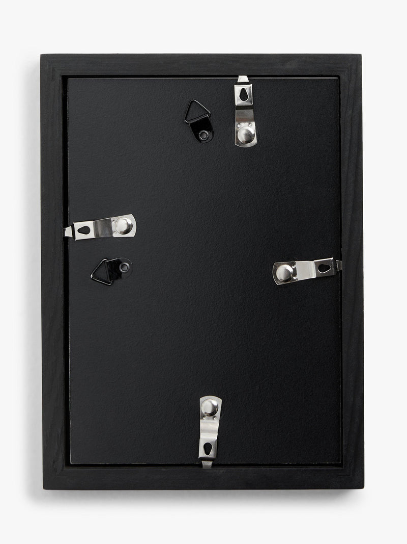 John Lewis multi-aperture wood photo frame set black 5 photo, UK version