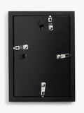 John Lewis multi-aperture wood photo frame set black 5 photo, UK version
