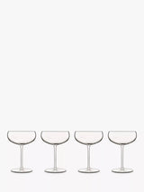 John Lewis Luigi Bormioli Talismano Martini Cocktail Glass Set of 4 300ml Clear- Buy online at McGrocer