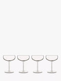 Luigi Bormioli Talismano martini cocktail glass set of 4 clear 300ml (British brand)