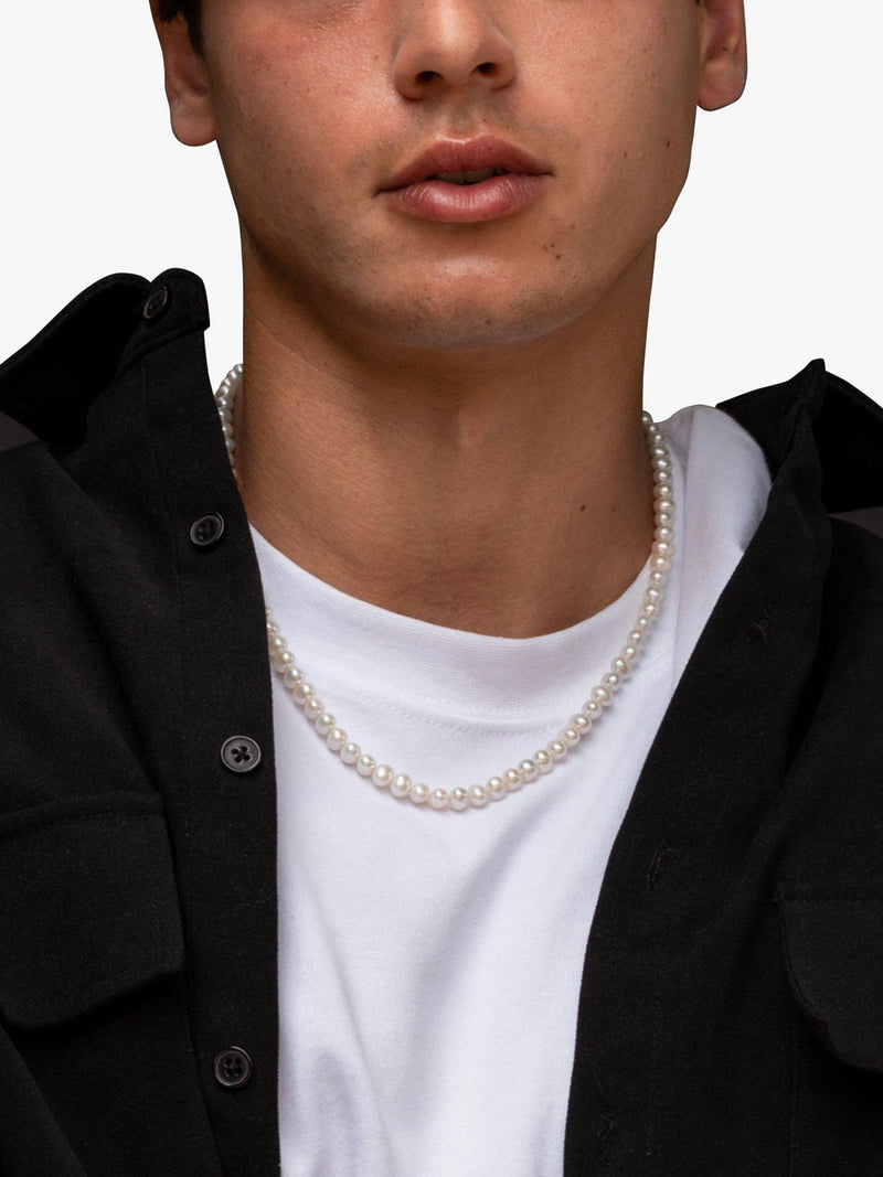 Dower & Hall pearl collar necklace with freshwater pearls, UK version