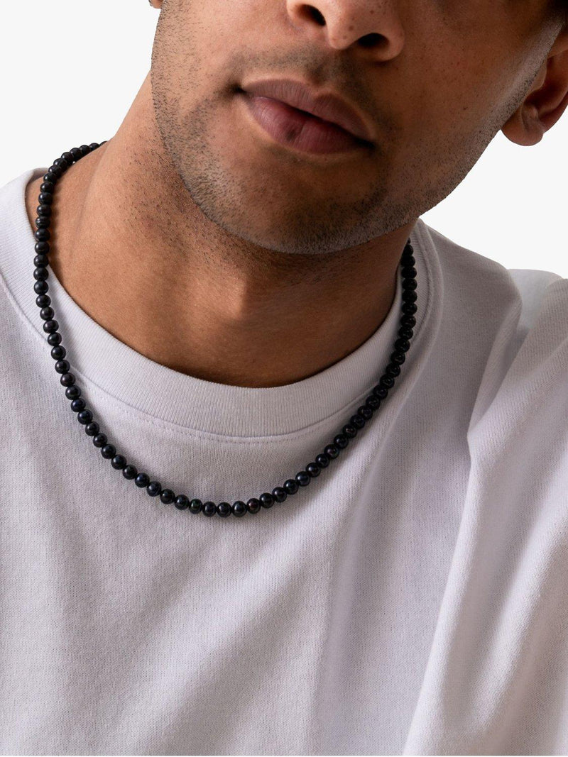 Dower & Hall men's freshwater pearl collar necklace, UK version