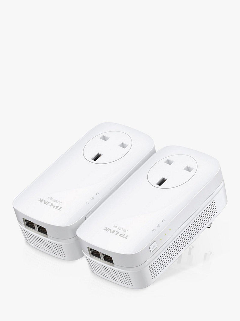 TP-Link TL-PA9020P powerline adapter kit, imported from the UK