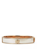 Lauren Ralph Lauren two-tone crest bangle bracelet 19cm, UK version