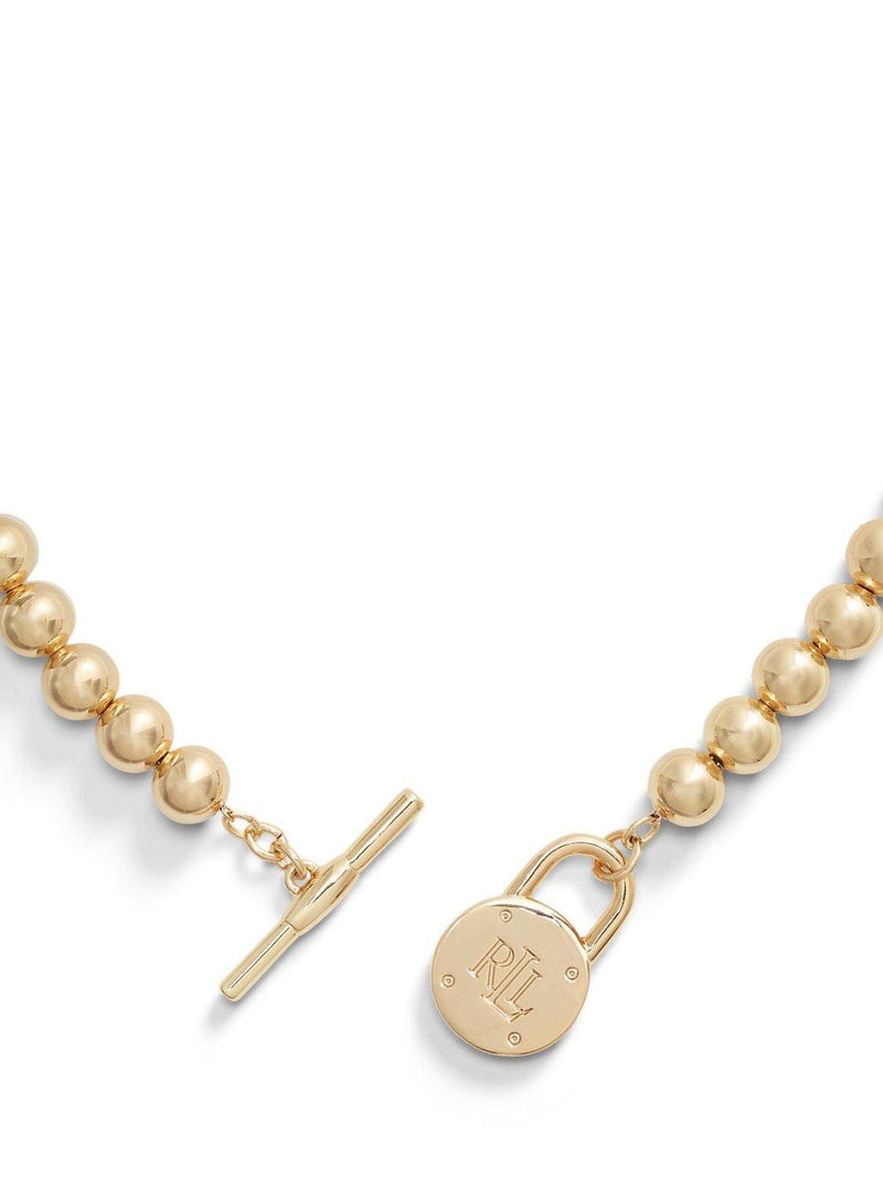 Ralph Lauren gold beaded collar necklace - British product