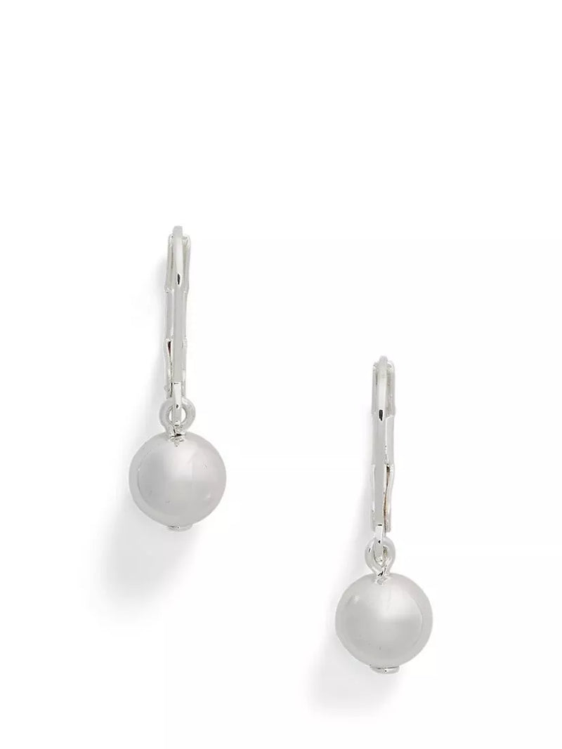 Ralph Lauren ball drop earrings with cubic zirconia stones - British product