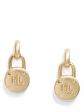 Lauren Ralph Lauren monogram padlock drop earrings 1.9cm, UK version