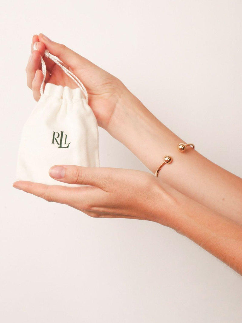 Lauren Ralph Lauren monogram padlock drop earrings 1.9cm, UK version