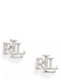 Lauren Ralph Lauren Monogram Logo Stud Earrings