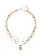 John Lewis Ralph Lauren Beaded Multi-Row Layered Necklace, Gold- Buy online at McGrocer