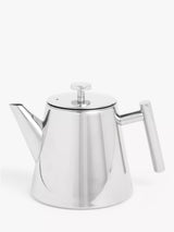 John Lewis Double Wall Teapot with Infuser 1.1L Stainless Steel