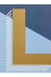 John Lewis A5 Colour Block Initial Notebook - L