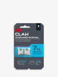 Steel Claw Drywall Picture Hanger Pack of 4, 7kg Capacity