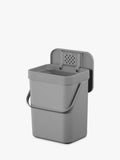 EKO grey food waste caddy 5 litre kitchen bin - British product