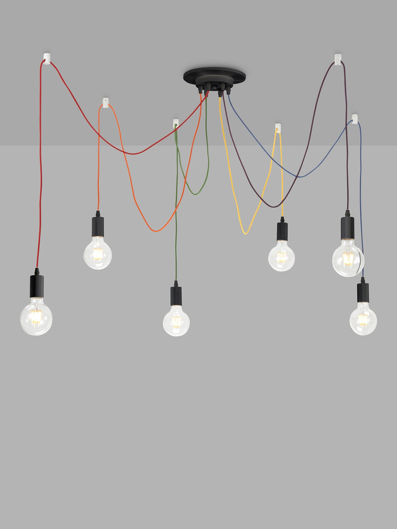 John Lewis 6 pendant swag ceiling light, imported from the UK