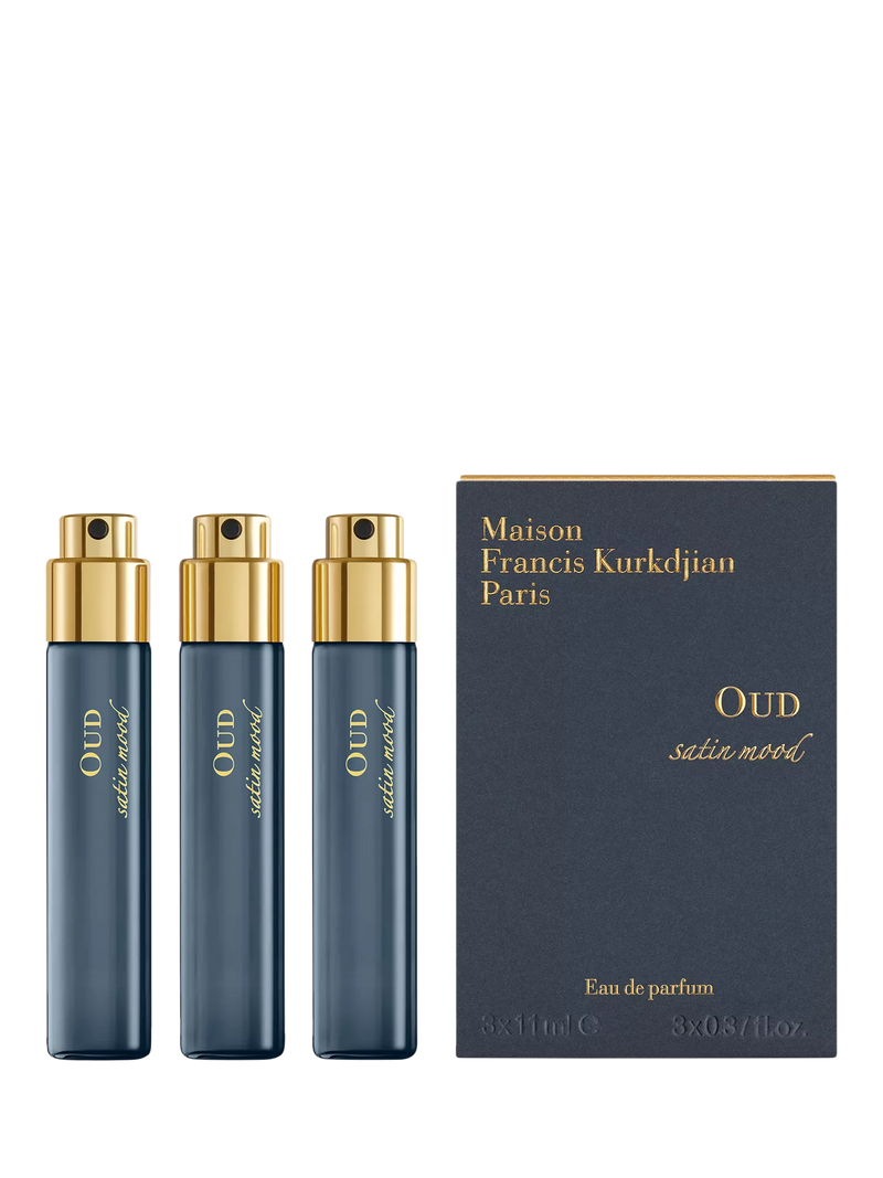 Maison Francis Kurkdjian Oud Satin Mood Eau de Parfum refills 3x11ml - British product