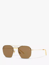 John Lewis Yves Saint Laurent SL 422 Men's Round Sunglasses- Buy online at McGrocer