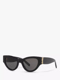 Yves Saint Laurent cat's eye sunglasses black/grey - British product