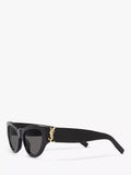 Yves Saint Laurent cat's eye sunglasses black/grey - British product