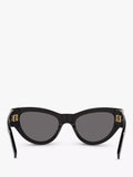 Yves Saint Laurent cat's eye sunglasses black/grey - British product