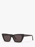 Yves Saint Laurent SL 276 black cat's eye sunglasses, imported from the UK