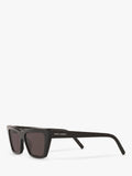 Yves Saint Laurent SL 276 black cat's eye sunglasses, imported from the UK