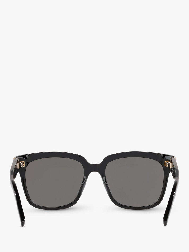 Yves Saint Laurent square sunglasses black frame grey lenses, imported from the UK