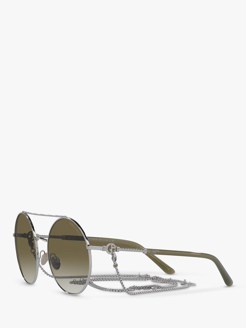 Giorgio Armani AR6135 women's round sunglasses, UK version