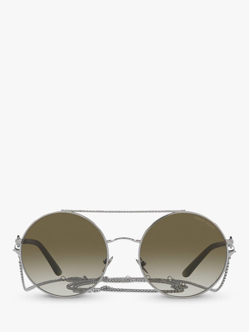 Giorgio Armani AR6135 women's round sunglasses, UK version