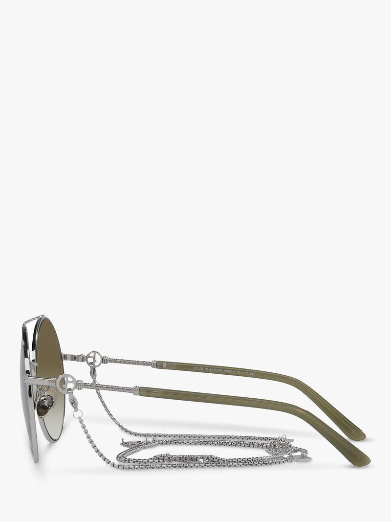 Giorgio Armani AR6135 women's round sunglasses, UK version