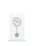 Acctim La Collina mantel clock Roman numerals 22cm glass, imported from the UK
