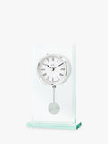 Acctim La Collina mantel clock Roman numerals 22cm glass, imported from the UK