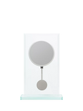 Acctim La Collina mantel clock Roman numerals 22cm glass, imported from the UK