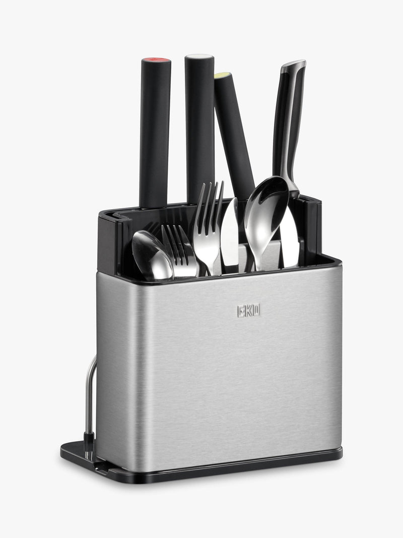 EKO extra large stainless steel dish drainer and utensil holder - British product