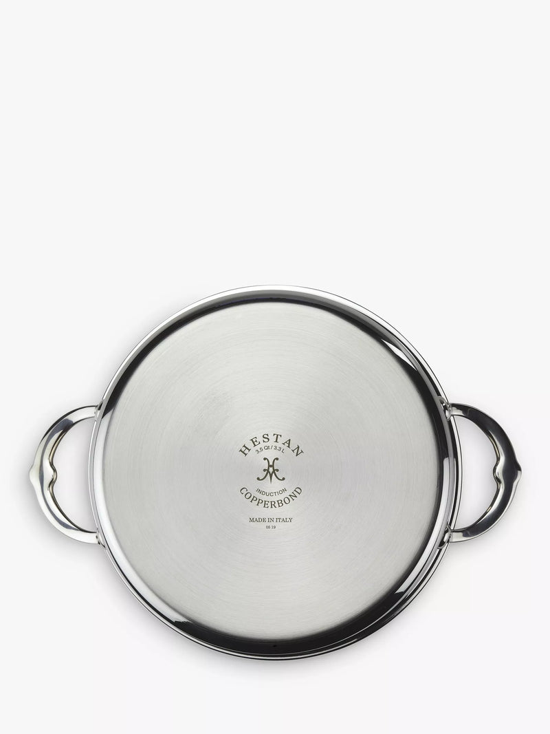 Hestan CopperBond stainless steel sauteuse pan 26cm, UK version