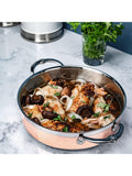 Hestan CopperBond stainless steel sauteuse pan 26cm, UK version