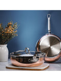 Hestan CopperBond stainless steel sauteuse pan 26cm, UK version