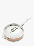 Hestan CopperBond saute pan with lid 26cm - British product