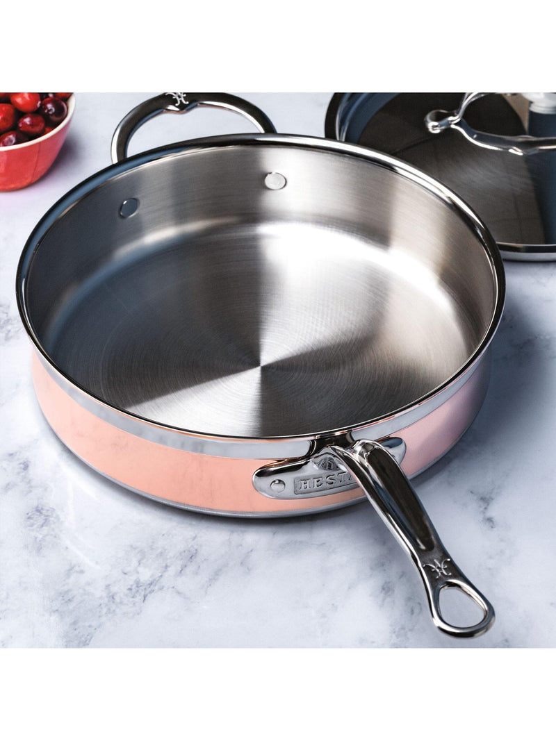 Hestan CopperBond saute pan with lid 26cm - British product