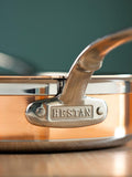 Hestan CopperBond saute pan with lid 26cm - British product