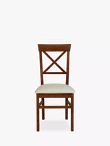 John Lewis Laura Ashley Balmoral Dining Chairs Dark Chestnut Set of 2- Buy online at McGrocer